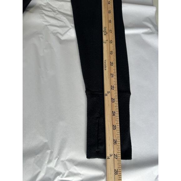 Athleta Women Open Front Cardigan Sweater Size S Black Soft Modal Boho Thumb - Picture 15 of 16